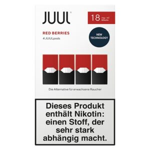 JUUL Red Berries pods Kartuş 1.8%