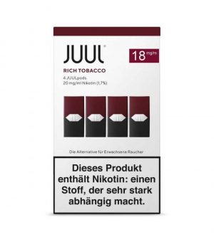 JUUL Rich Tobacco pods Kartuş 1.8%